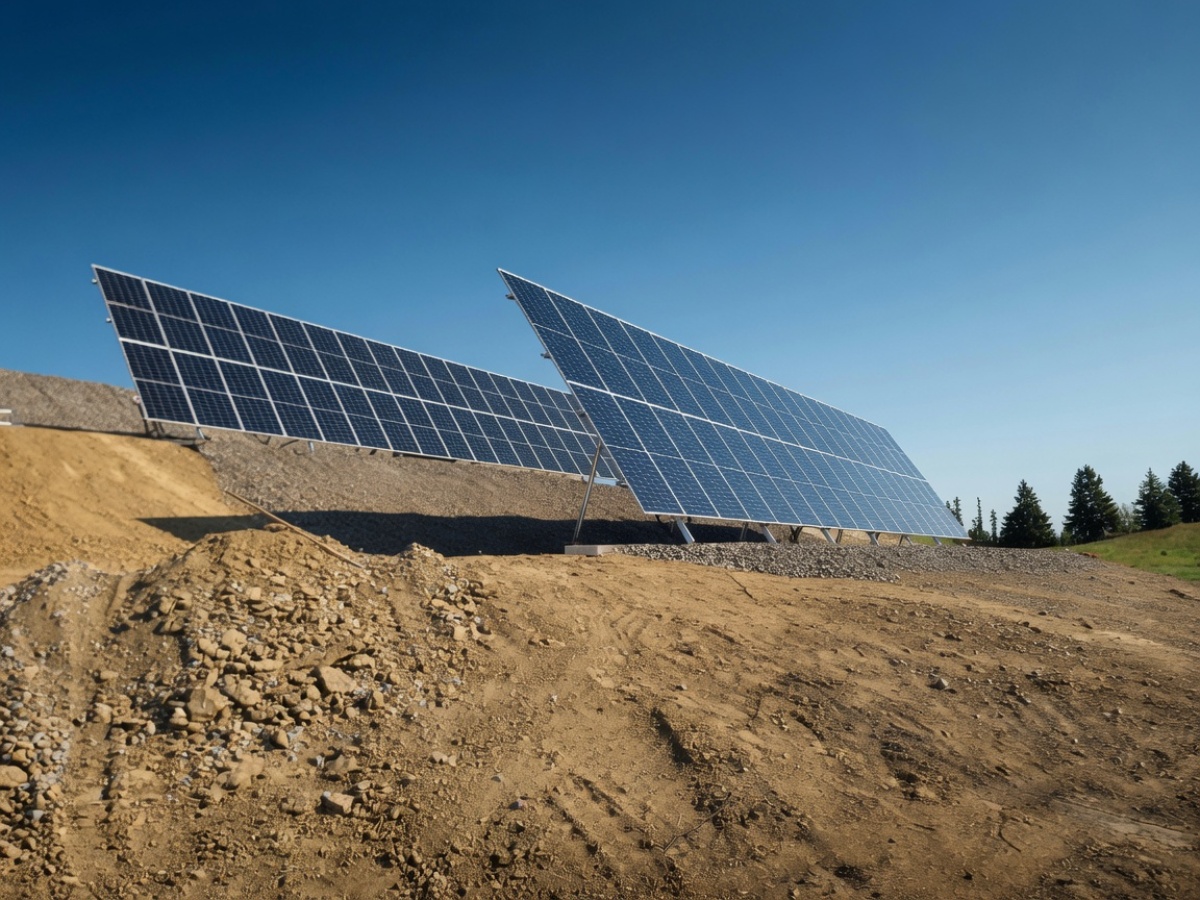 Ground-mount solar array